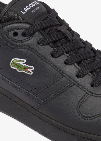 Черные демисезонные кроссовки Lacoste T-Clip Set
