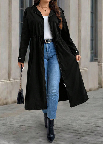 Плащ SHEIN на блискавці демісезон (342382803)