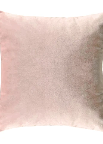 Подушка декоративная с серебристыми стразами Diamond пудровая 40х40 см PAGOTI (256519300)