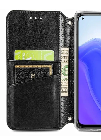 Шкіряний чохол книжка Mandala (PU) для Xiaomi Mi 10T / Mi 10T Pro Чорний (is_00000041398_7) Getman (237834759)