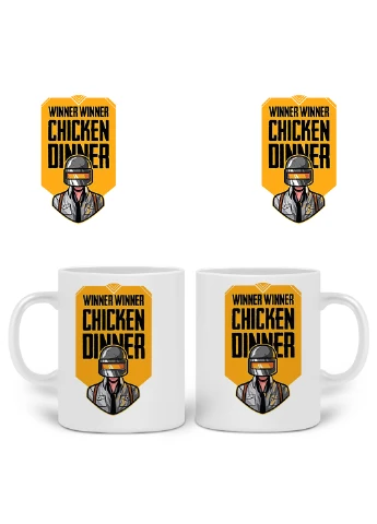 Кружка Пубг Пабг (Pubg) 330 мл горнятко керамічне (20259-1182) MobiPrint (219774685)