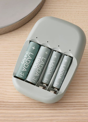 Зарядное устройство для аккумуляторов, 8х7х11 см IKEA (265796044)