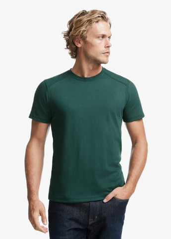 Темно-зелена футболка American Giant