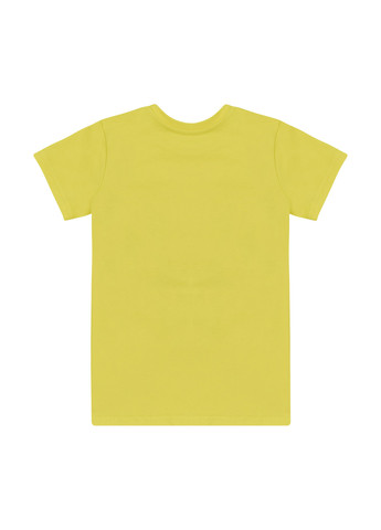 Желтая летняя футболка O! clothing