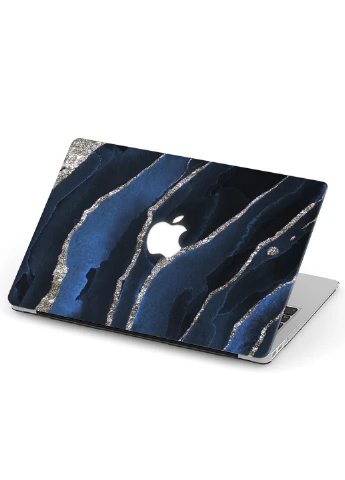 Чохол пластиковий для Apple MacBook Air 13 A1466 / A1369 Темно-синій мармур (Dark Blue marble) (6351-2759) MobiPrint (219123899)