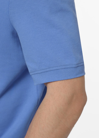 Голубой футболка-поло для мужчин Promin однотонная