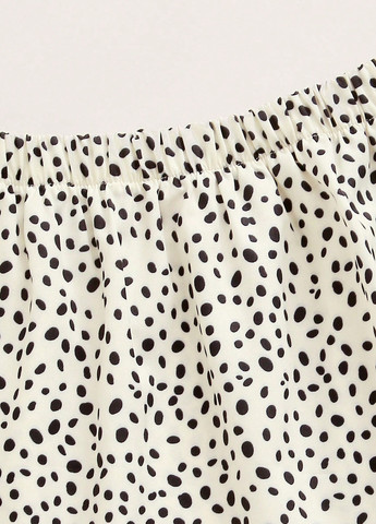 Фуксиновый летний комплект (футболка, юбка) SHEIN