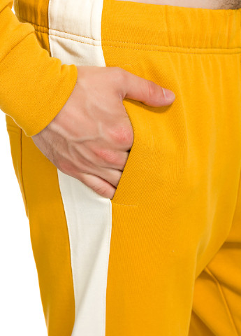 Горчичные кэжуал демисезонные прямые брюки For Friends