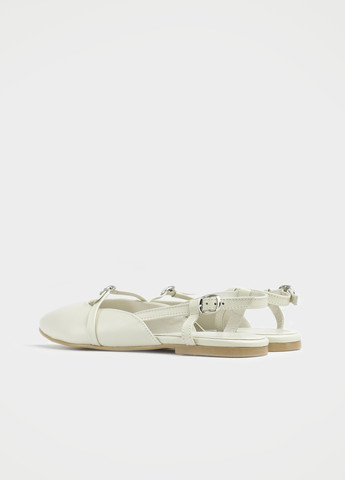 URBAN TRACE Туфли слингбеки молочный з натуральная кожа, китай — лето (350598150)