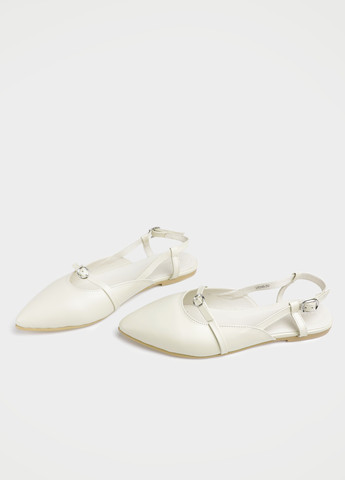 URBAN TRACE Туфли слингбеки молочный з натуральная кожа, китай — лето (350598150)