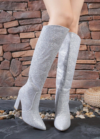 Осенние сапоги SHEIN со стразами