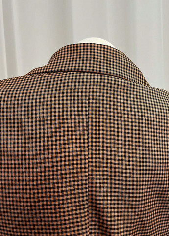 Бежевый женский пиджак SHEIN в клеточку - демисезонный