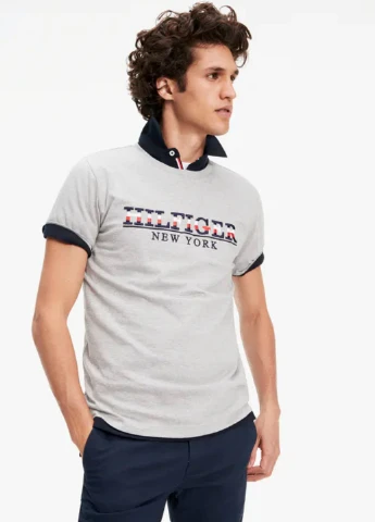 Сіра футболка Tommy Hilfiger