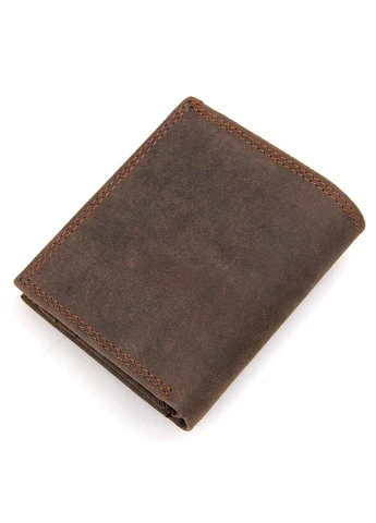 Чоловічий шкіряний гаманець 10,5х9 см Vintage (252127999)