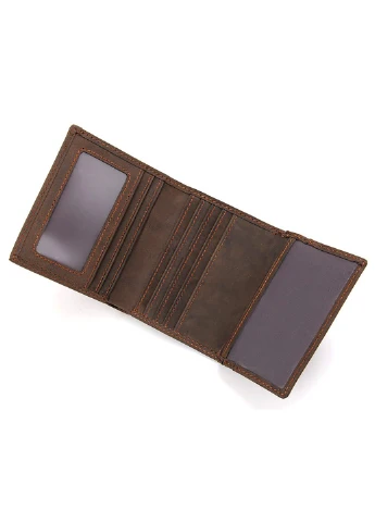 Чоловічий шкіряний гаманець 10,5х9 см Vintage (252127999)