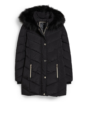 Черный зимний Пуховик C&A