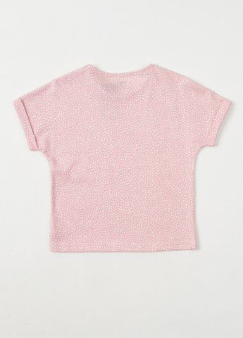 Розовая летняя футболка KRAKO