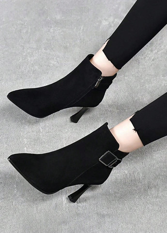 Черные демисезонная ботильоны SHEIN