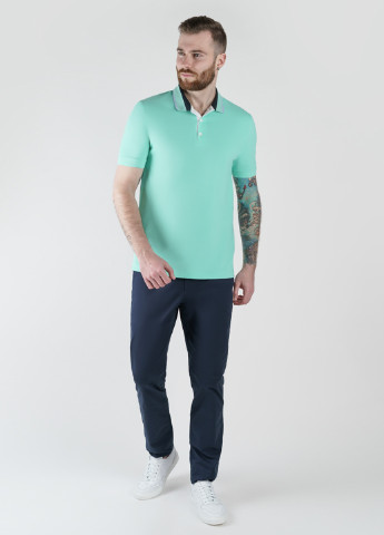 Зеленая футболка-поло мужское для мужчин Arber