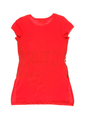 Красная летняя футболка с коротким рукавом Marions