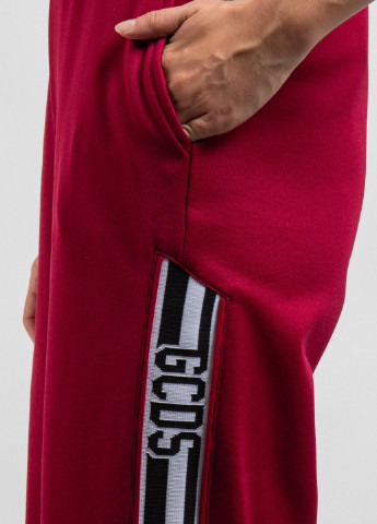 Красные демисезонные брюки gcds