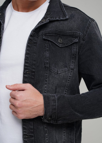 Чорна демісезонна куртка Trend Collection