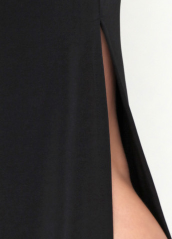 Чорна вечірня сукня з відкритою спиною Missguided однотонна