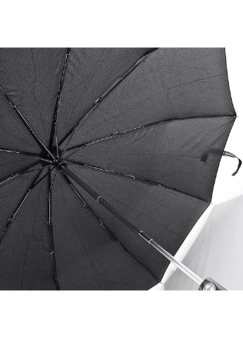 Чорна чоловік складаний парасольку повний автомат 104 см Три Слона (194317206)