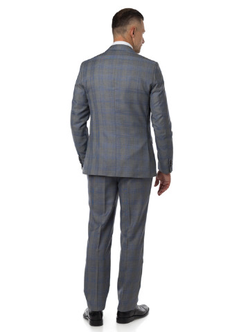 Грифельно-серый демисезонный костюм (пиджак, брюки) брючный Arber