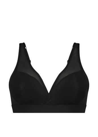 Чёрный бюстгальтер Hunkemoller без косточек полиамид