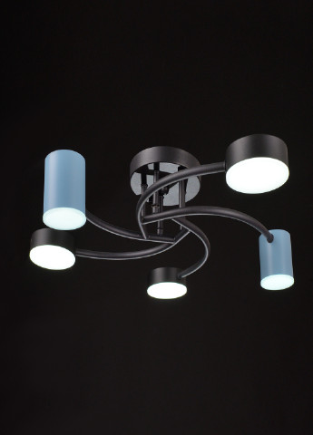 Светодиодная люстра BR-01 647C/5 LED 36W BK/BL Brille (251891705)