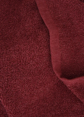 Полотенце кухонное махровое бордового цвета Let's Shop однотонный бордовый