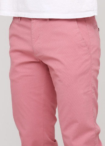 Светло-розовые кэжуал демисезонные чиносы брюки RedPoint