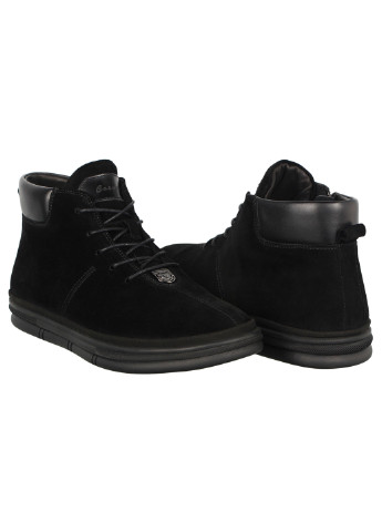 Черные зимние мужские зимние ботинки 197451 Cosottinni