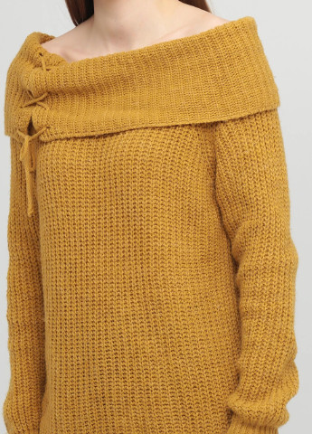 Гірчичний демісезонний светр Quiz