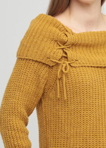 Гірчичний демісезонний светр Quiz