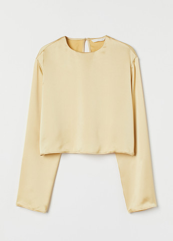 Желтая демисезонная блуза H&M