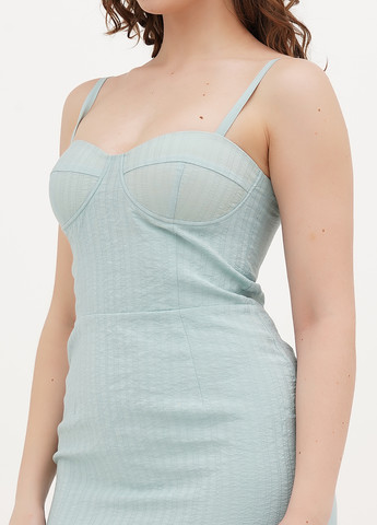 М'ятна кежуал сукня футляр No Brand однотонна