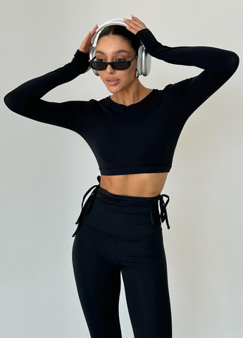 Чорний демісезонний комплект (рашгард, лосини) NOVA VEGA