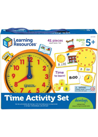 Розвиваюча іграшка Вивчаємо час (LER3220) Learning Resources (254067639)