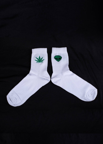 Шкарпетки Білі Cannabis Without (224055002)