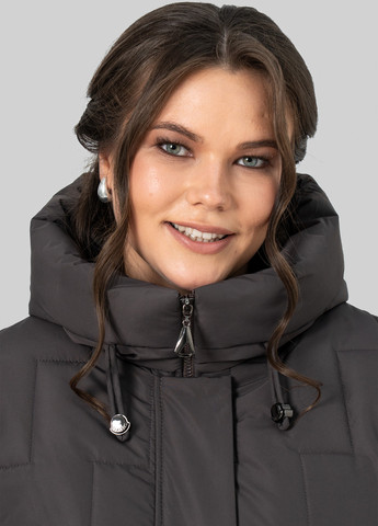 Серо-коричневая зимняя куртка A'll Posa