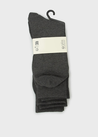 Сірі шкарпетки (3 пари) Gant логотипи (322523558)