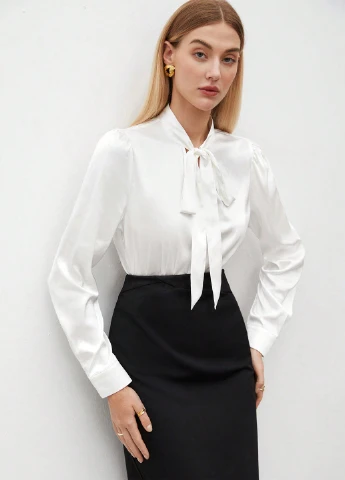 Белая блуза SHEIN