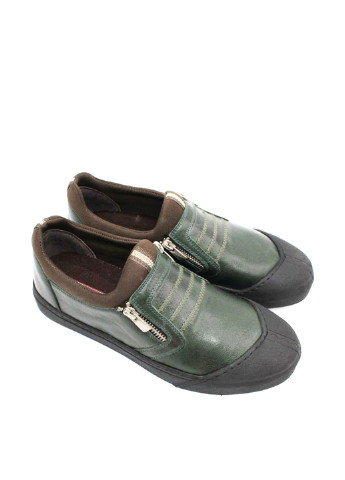 Зеленые кэжуал туфли Luciano Bellini на молнии