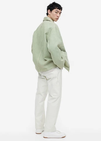 Фисташковая демисезонная куртка H&M