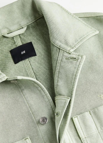 Фисташковая демисезонная куртка H&M