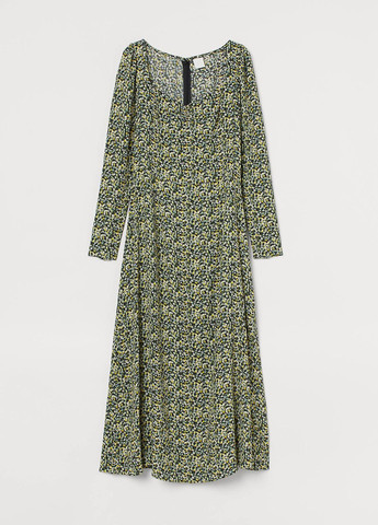Комбінована кежуал сукня а-силует H&M з квітковим принтом