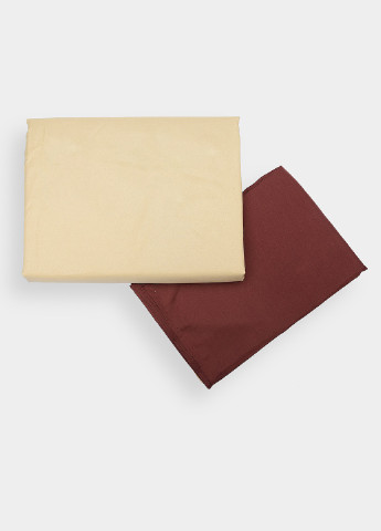 Комплект постельного белья бежевый с коричневым полуторка Let's Shop (256547991)