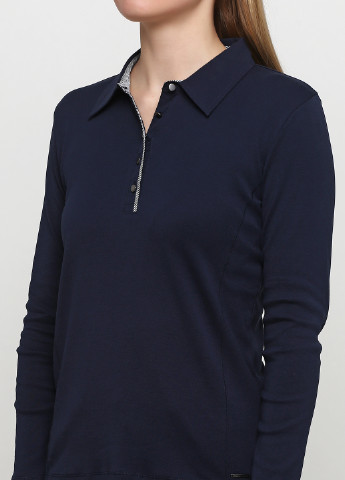 Синяя женская футболка-поло BRANDTEX COASTLINE однотонная